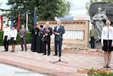 Митинг у памятника солдату г.Куровское